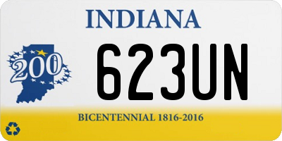 IN license plate 623UN