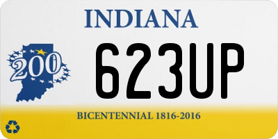 IN license plate 623UP