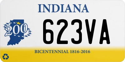 IN license plate 623VA