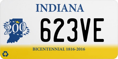 IN license plate 623VE