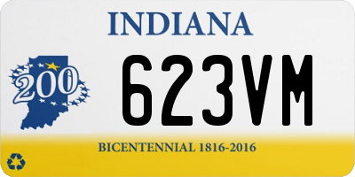 IN license plate 623VM