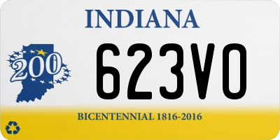 IN license plate 623VO