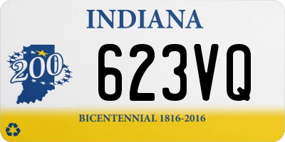 IN license plate 623VQ