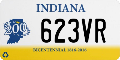 IN license plate 623VR