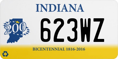 IN license plate 623WZ
