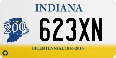 IN license plate 623XN