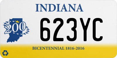 IN license plate 623YC