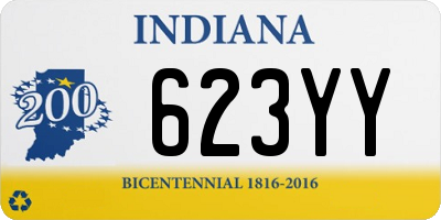 IN license plate 623YY