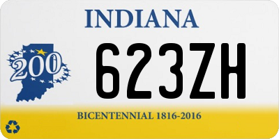 IN license plate 623ZH