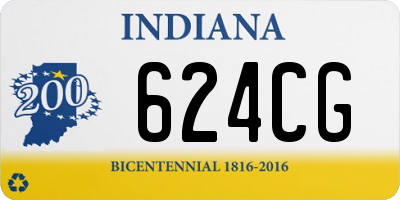 IN license plate 624CG