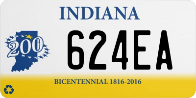 IN license plate 624EA