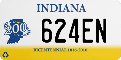 IN license plate 624EN