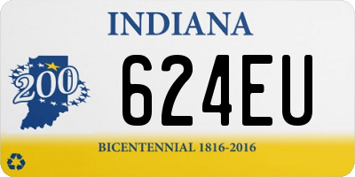 IN license plate 624EU