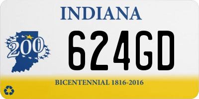 IN license plate 624GD