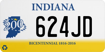 IN license plate 624JD