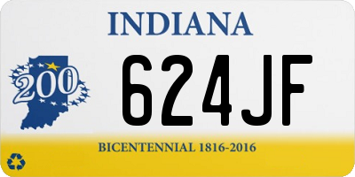 IN license plate 624JF