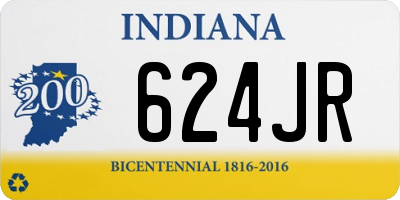 IN license plate 624JR