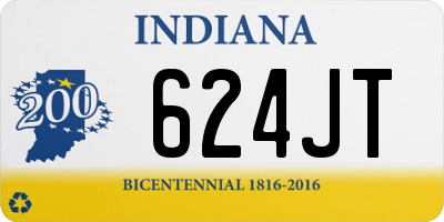 IN license plate 624JT