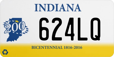 IN license plate 624LQ