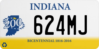 IN license plate 624MJ