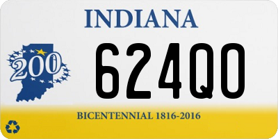 IN license plate 624QO