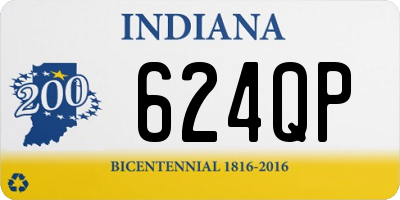 IN license plate 624QP