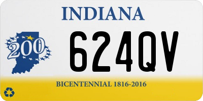 IN license plate 624QV