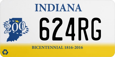 IN license plate 624RG