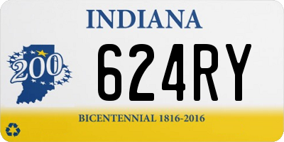 IN license plate 624RY