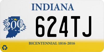 IN license plate 624TJ