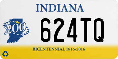 IN license plate 624TQ