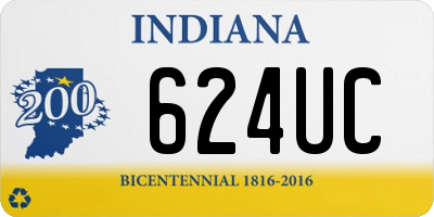 IN license plate 624UC