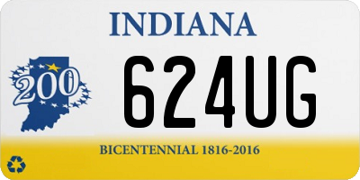 IN license plate 624UG