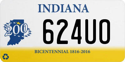 IN license plate 624UO