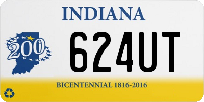 IN license plate 624UT