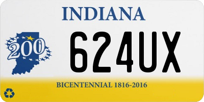 IN license plate 624UX