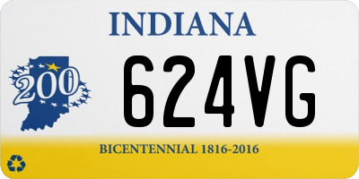 IN license plate 624VG