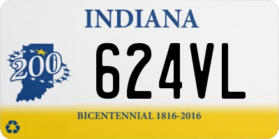 IN license plate 624VL