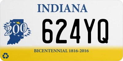 IN license plate 624YQ