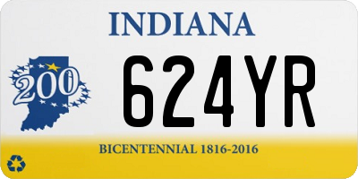 IN license plate 624YR