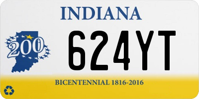 IN license plate 624YT