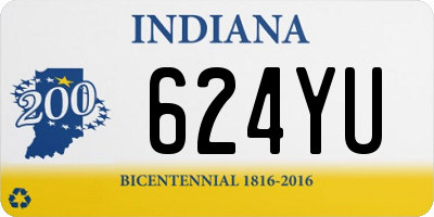 IN license plate 624YU