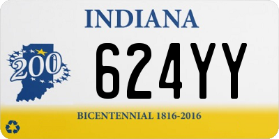 IN license plate 624YY