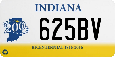 IN license plate 625BV