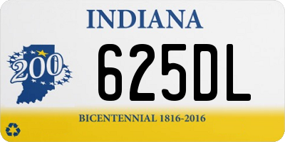 IN license plate 625DL