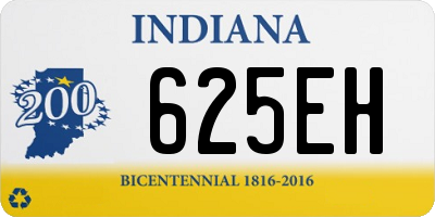 IN license plate 625EH