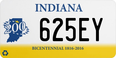 IN license plate 625EY