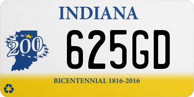 IN license plate 625GD