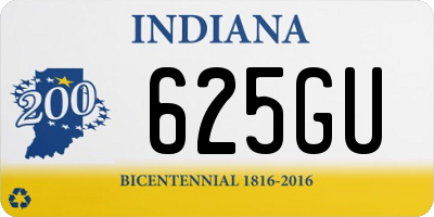 IN license plate 625GU