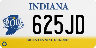 IN license plate 625JD